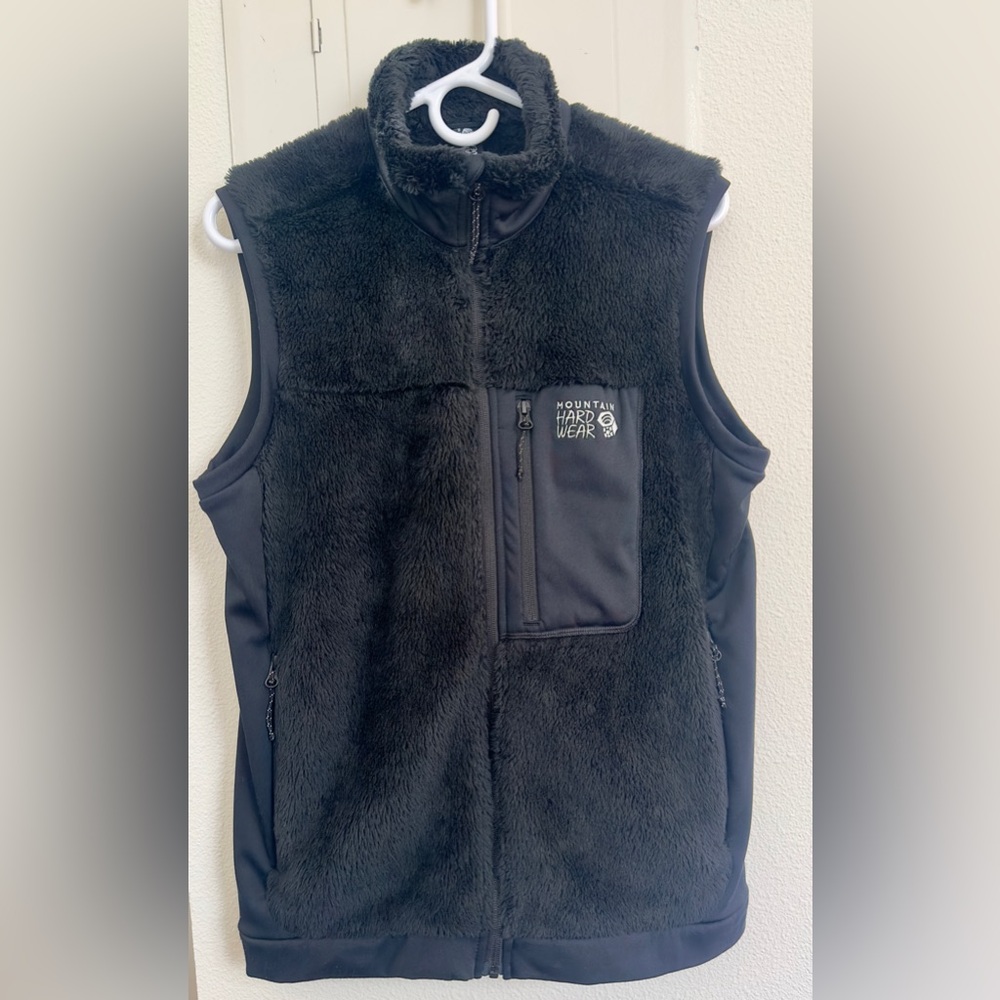 Mountain Hardwear - Polartec Fleece - High Loft Vest - Black/Medium/Men’s